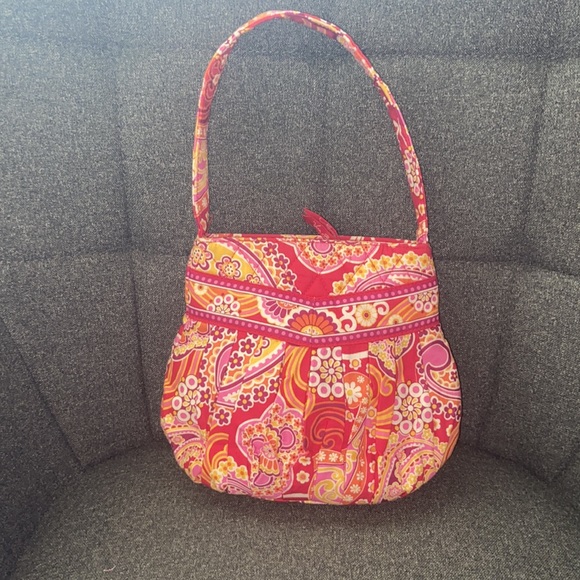 Vera Bradley Raspberry Fizz Handbag
*Retired Pattern* Paisley/Swirls/Flowers - Picture 2 of 6